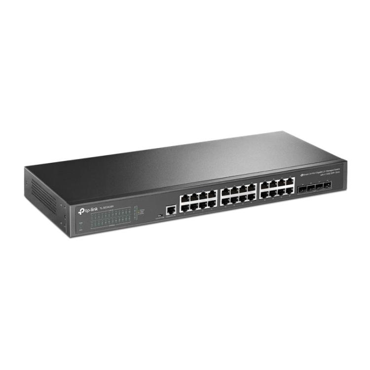 TP-Link - JetStream TL-SG3428X switch Gestionado L2+/L3 Gigabit Ethernet (10/100/1000) 1U Negro