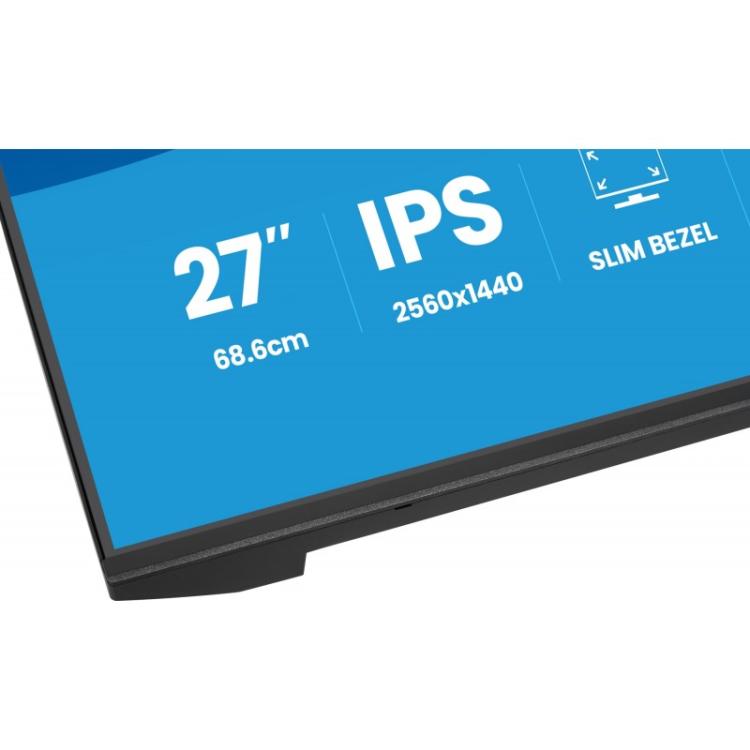 iiyama - ProLite X2791QS-B1 pantalla para PC 68,6 cm (27") 2560 x 1440 Pixeles Quad HD LED Negro