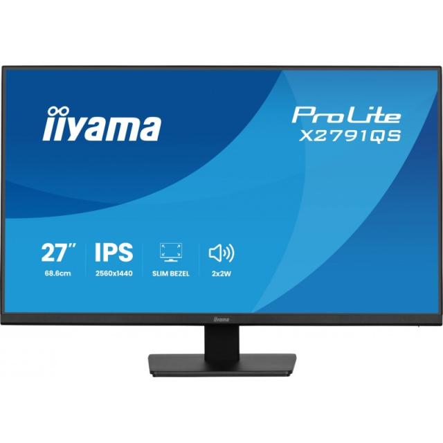 iiyama - ProLite X2791QS-B1 pantalla para PC 68,6 cm (27") 2560 x 1440 Pixeles Quad HD LED Negro