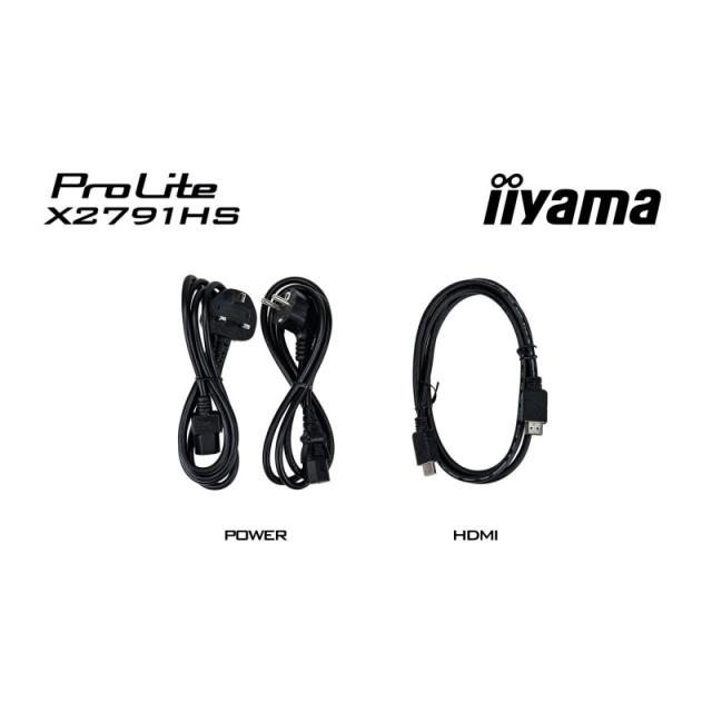 iiyama - ProLite X2791HS-B1 pantalla para PC 68,6 cm (27") 1920 x 1080 Pixeles Full HD LED Negro