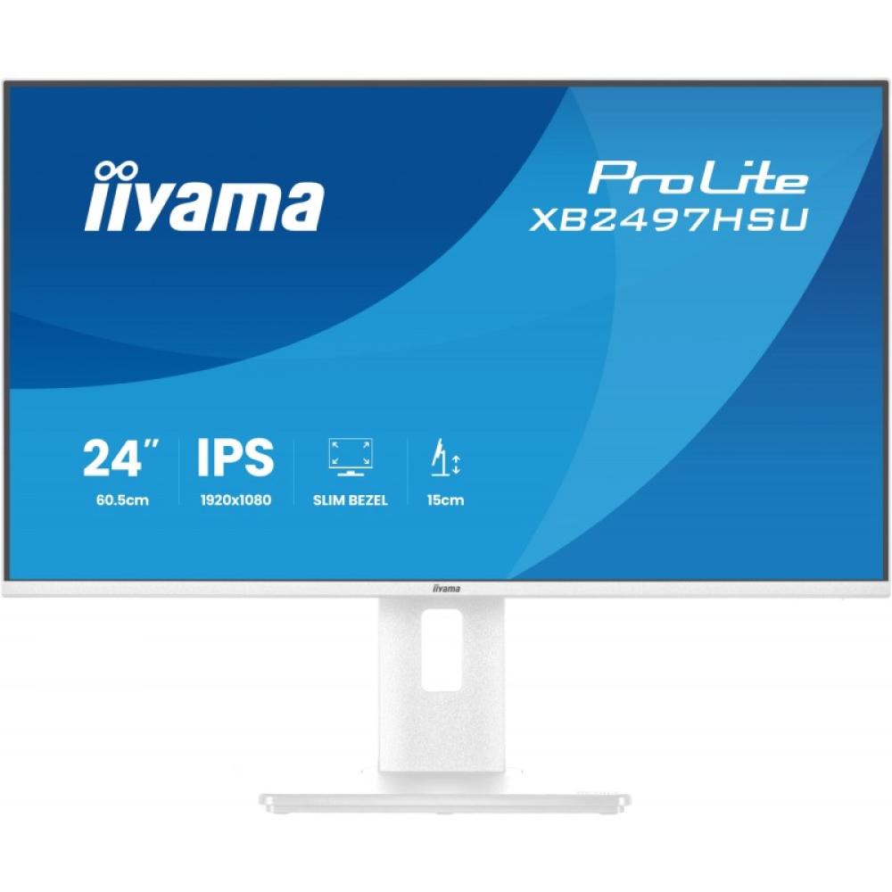 iiyama - ProLite XB2497HSU-W1 pantalla para PC 60,5 cm (23.8") 1920 x 1080 Pixeles Full HD LED Blanco