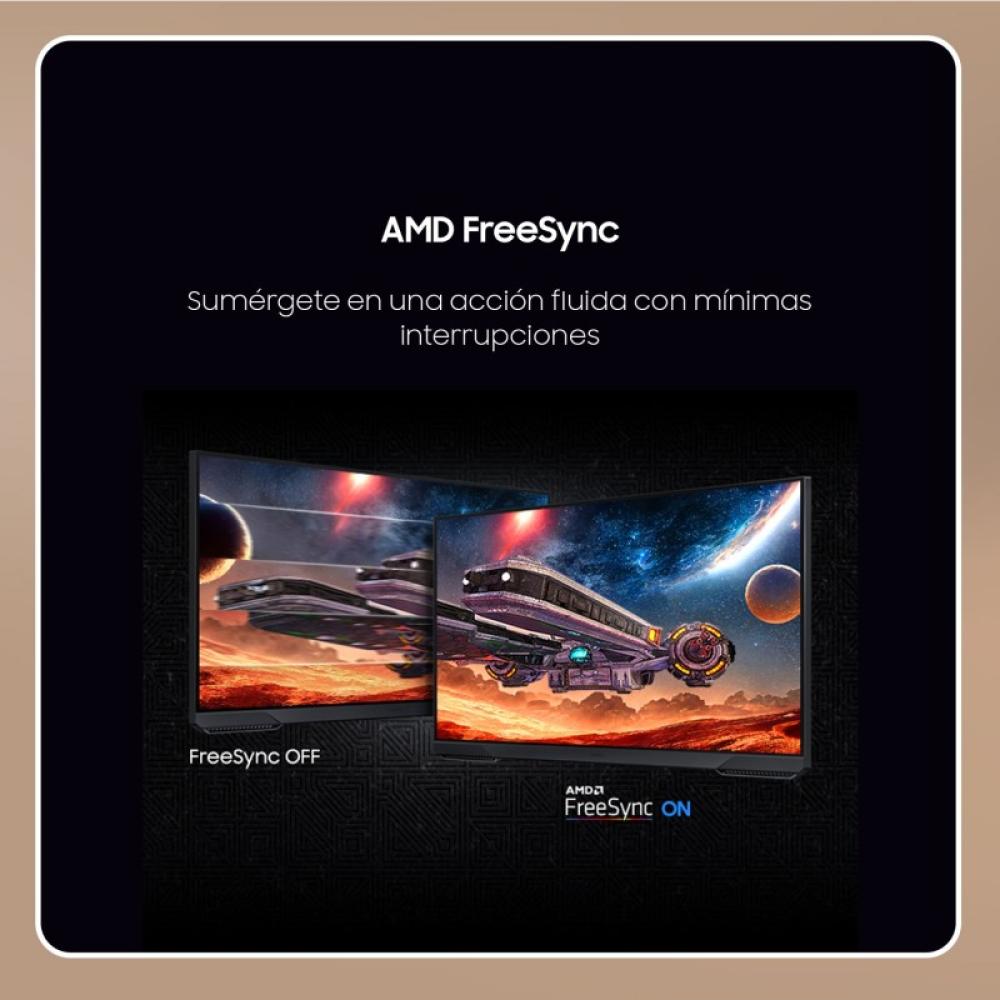 Samsung - Monitor Gaming 27" Odyssey G5 G5F1 QHD 180Hz Plano