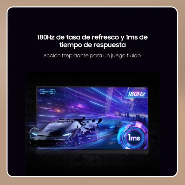 Samsung - Monitor Gaming 27" Odyssey G5 G5F1 QHD 180Hz Plano