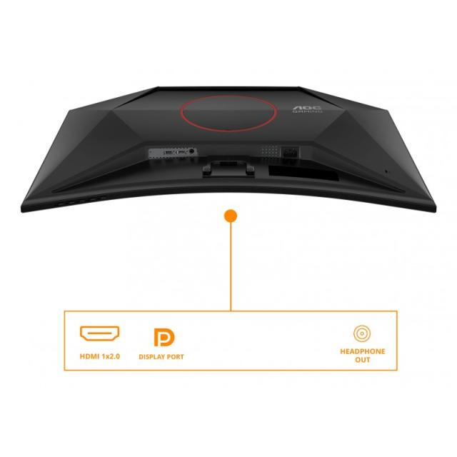 AOC - G4 C32G42ZE pantalla para PC 80 cm (31.5") 1920 x 1080 Pixeles Full HD LED Negro, Rojo