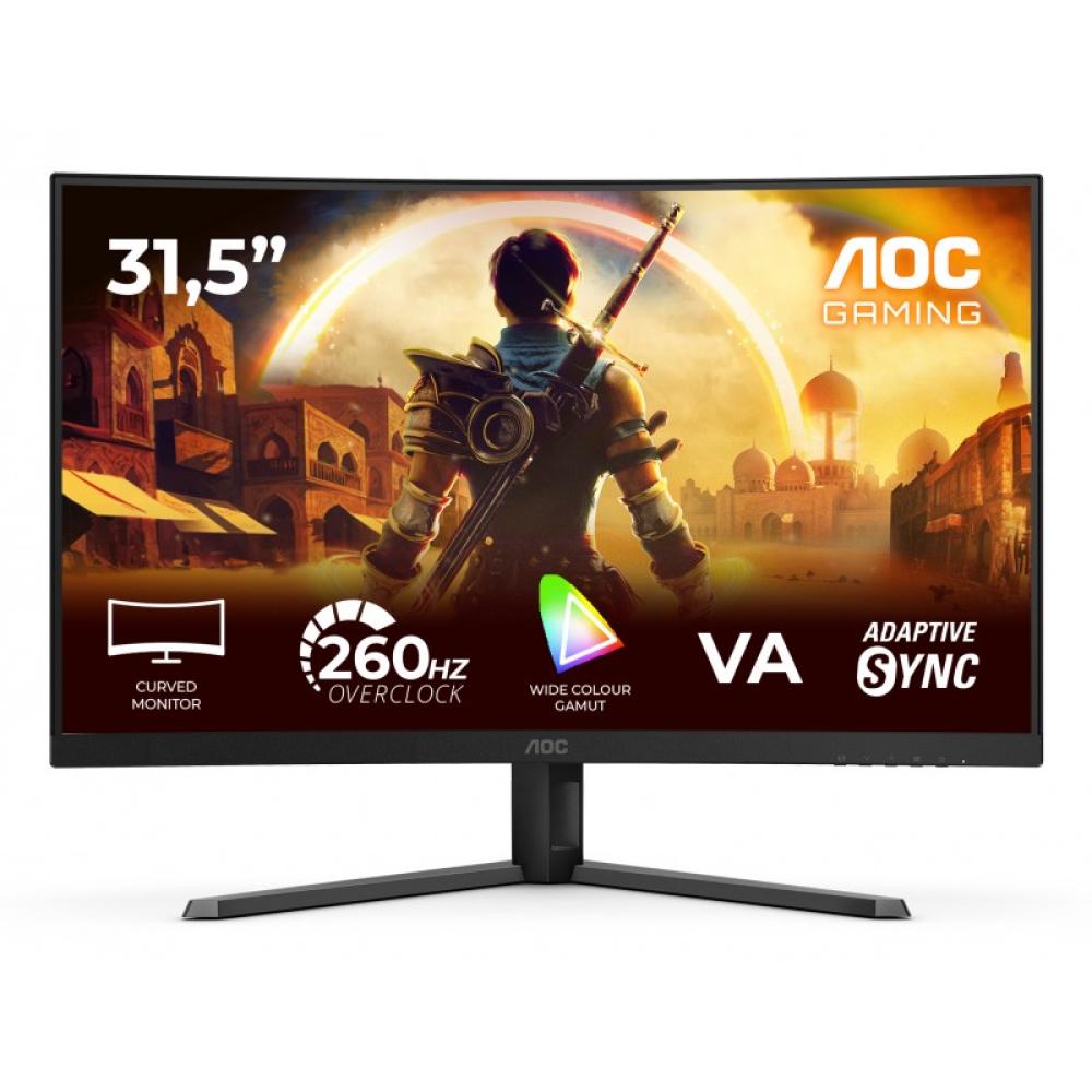 AOC - G4 C32G42ZE pantalla para PC 80 cm (31.5") 1920 x 1080 Pixeles Full HD LED Negro, Rojo