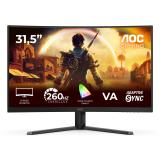 AOC - G4 C32G42ZE pantalla para PC 80 cm (31.5") 1920 x 1080 Pixeles Full HD LED Negro, Rojo
