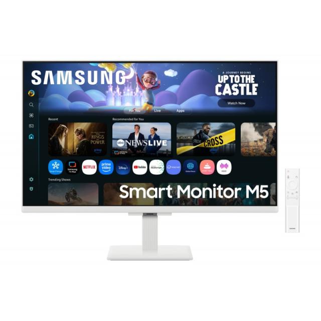Samsung - M5 M50F pantalla para PC 68,6 cm (27") 1920 x 1080 Pixeles Full HD LCD Blanco