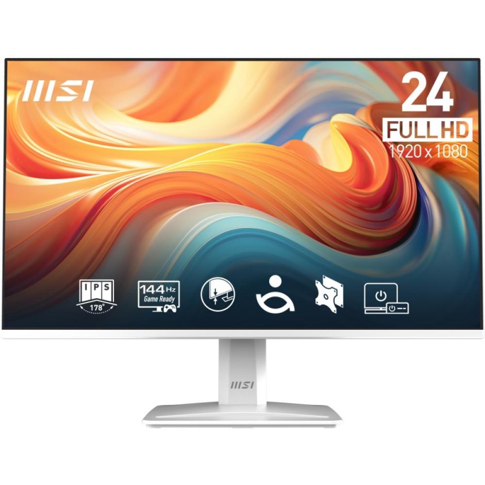 MSI - Pro MP243W E14 pantalla para PC 60,5 cm (23.8") 1920 x 1080 Pixeles Full HD LCD Blanco