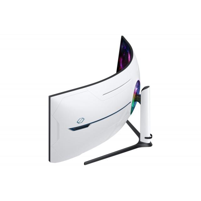 Samsung - G95NC pantalla para PC 144,8 cm (57") 7680 x 2160 Pixeles Dual UHD LED Negro, Blanco