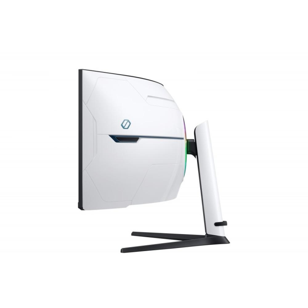 Samsung - G95NC pantalla para PC 144,8 cm (57") 7680 x 2160 Pixeles Dual UHD LED Negro, Blanco