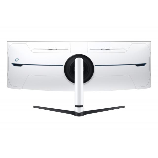 Samsung - G95NC pantalla para PC 144,8 cm (57") 7680 x 2160 Pixeles Dual UHD LED Negro, Blanco