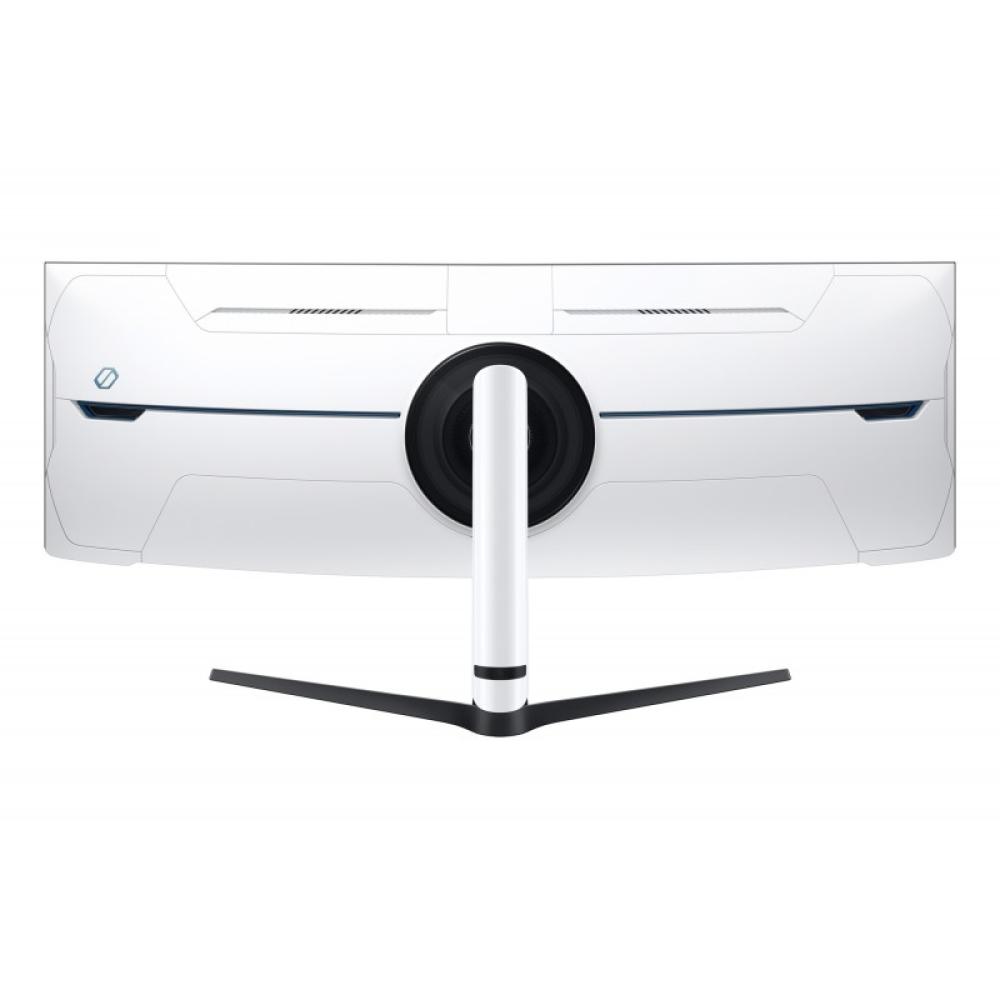 Samsung - G95NC pantalla para PC 144,8 cm (57") 7680 x 2160 Pixeles Dual UHD LED Negro, Blanco