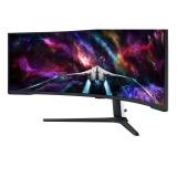 Samsung - G95NC pantalla para PC 144,8 cm (57") 7680 x 2160 Pixeles Dual UHD LED Negro, Blanco