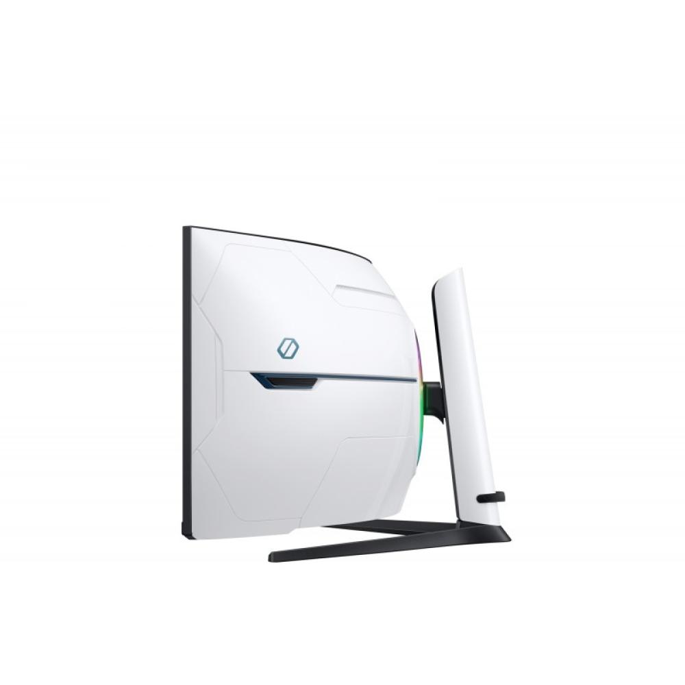 Samsung - G95NC pantalla para PC 144,8 cm (57") 7680 x 2160 Pixeles Dual UHD LED Negro, Blanco