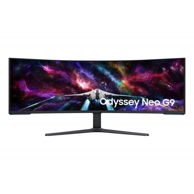 Samsung - G95NC pantalla para PC 144,8 cm (57") 7680 x 2160 Pixeles Dual UHD LED Negro, Blanco