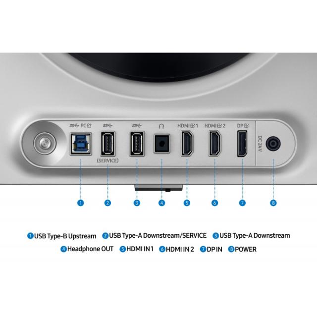 Samsung - S27DG610SU pantalla para PC 68,6 cm (27") 2560 x 1440 Pixeles Quad HD OLED Plata