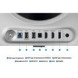 Samsung - S27DG610SU pantalla para PC 68,6 cm (27") 2560 x 1440 Pixeles Quad HD OLED Plata