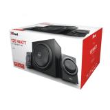 Trust - Yuri conjunto de altavoces 60 W Universal Negro 2.1 canales De 1 vía 15 W