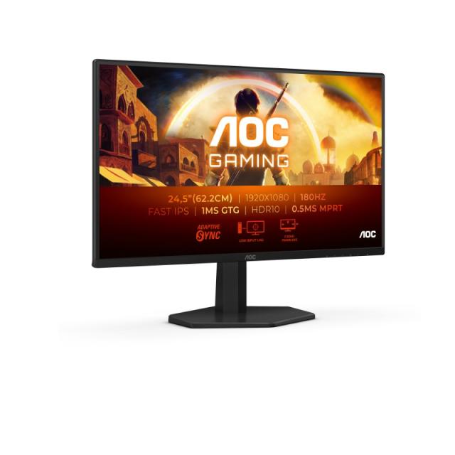 AOC - G4 25G42E pantalla para PC 62,2 cm (24.5") 1920 x 1080 Pixeles Full HD LED Negro, Rojo