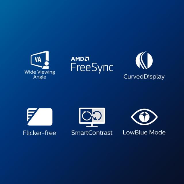 Philips - E Line 322E1C/00 pantalla para PC 80 cm (31.5") 1920 x 1080 Pixeles Full HD LCD Negro