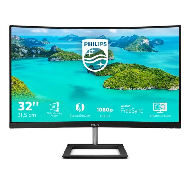 Philips - E Line 322E1C/00 pantalla para PC 80 cm (31.5") 1920 x 1080 Pixeles Full HD LCD Negro