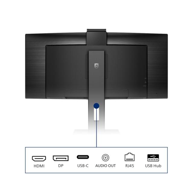 Philips - P Line 346P1CRH/00 pantalla para PC 86,4 cm (34") 3440 x 1440 Pixeles UltraWide Quad HD LED Negro