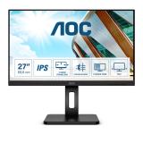 AOC - P2 Q27P2Q pantalla para PC 68,6 cm (27") 2560 x 1440 Pixeles Quad HD LED Negro