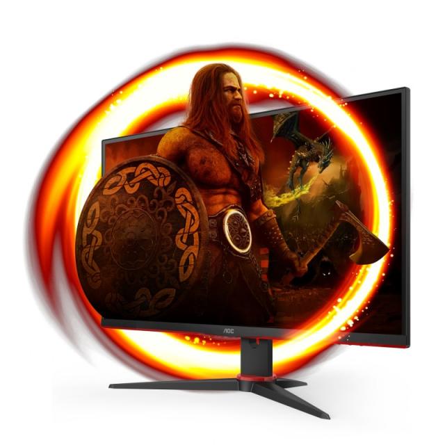 AOC - 27G2SAE/BK pantalla para PC 68,6 cm (27") 1920 x 1080 Pixeles Full HD LED Negro, Rojo