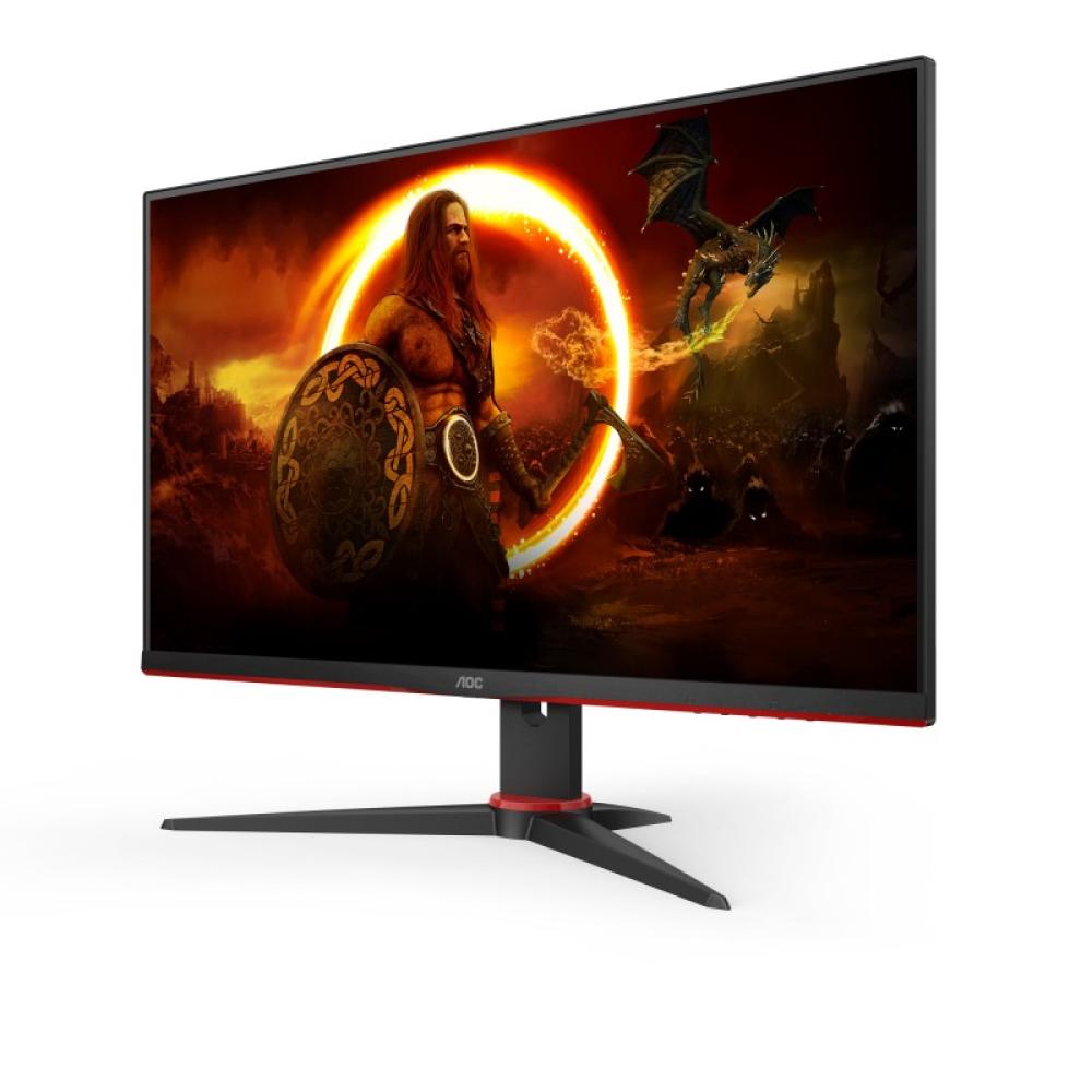 AOC - G2 24G2ZE/BK pantalla para PC 60,5 cm (23.8") 1920 x 1080 Pixeles Full HD LED Negro, Rojo