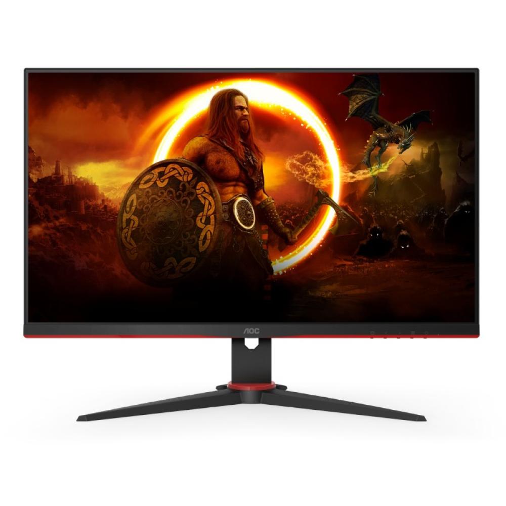 AOC - G2 24G2ZE/BK pantalla para PC 60,5 cm (23.8") 1920 x 1080 Pixeles Full HD LED Negro, Rojo