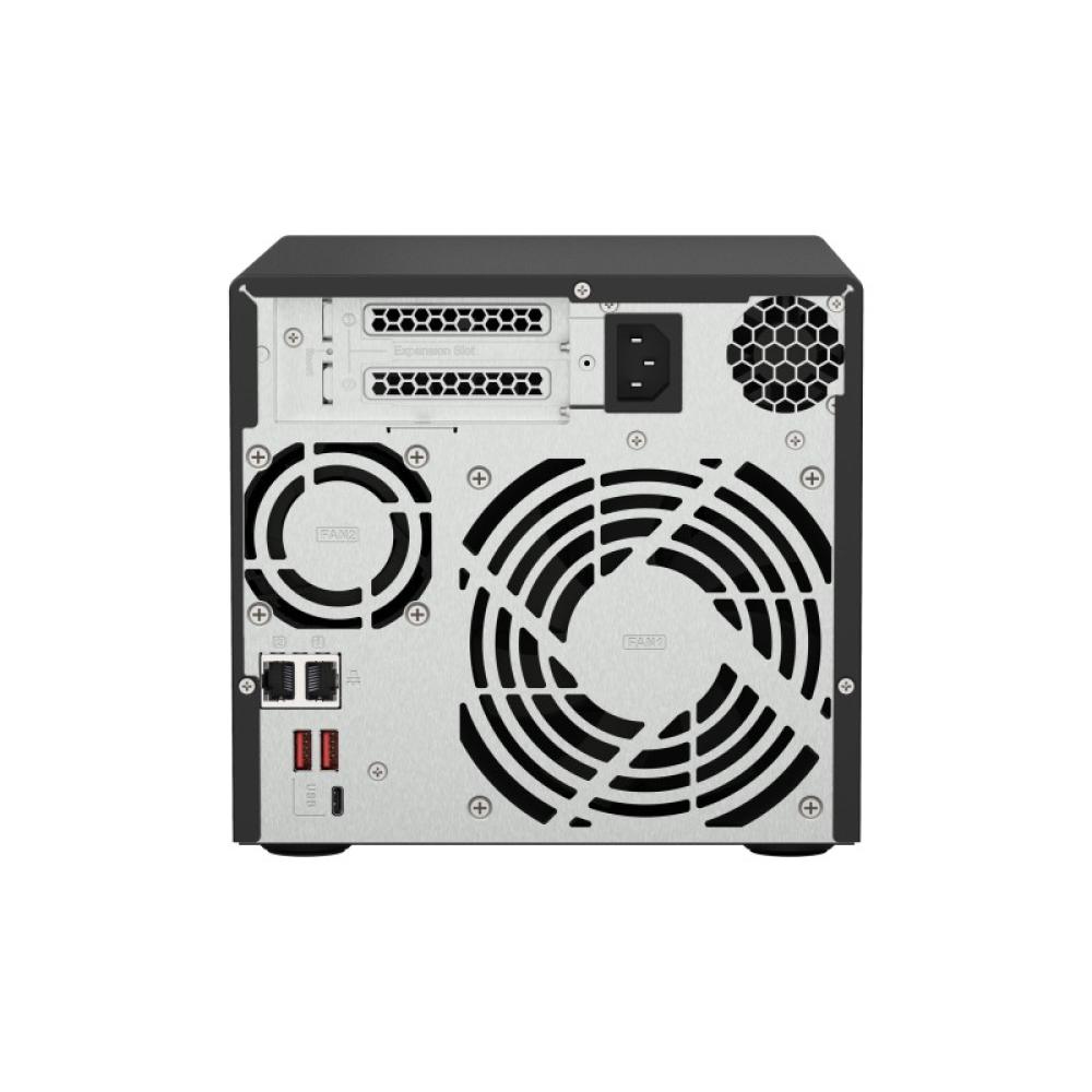 QNAP - TS-473A NAS Torre Ryzen Embedded V1500B 8 GB DDR4 0 TB QNAP Turbo System Negro