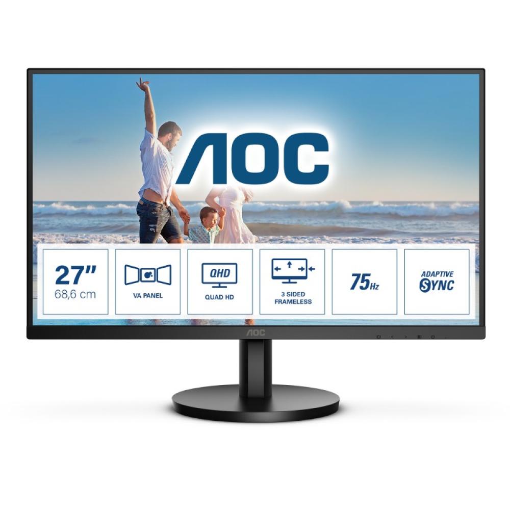 AOC - Q27B3MA pantalla para PC 68,6 cm (27") 2560 x 1440 Pixeles Quad HD LED Negro