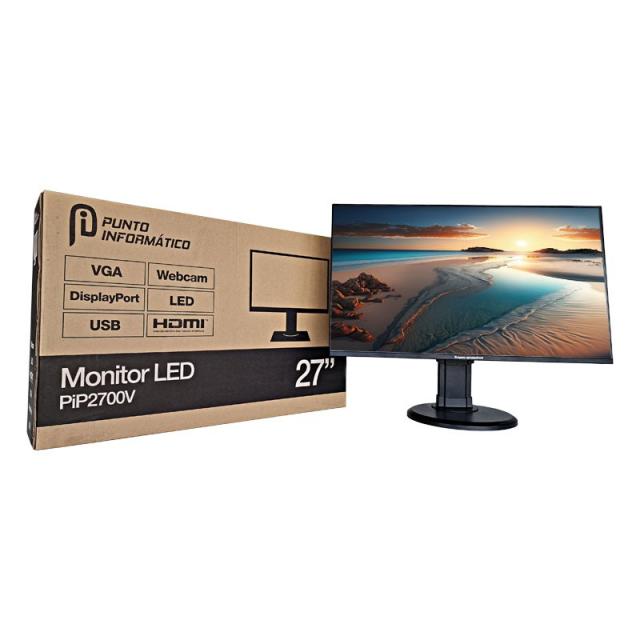 PUNTO INFORMÁTICO - PiP2700V pantalla para PC 68,6 cm (27") 1920 x 1080 Pixeles Full HD LED Negro