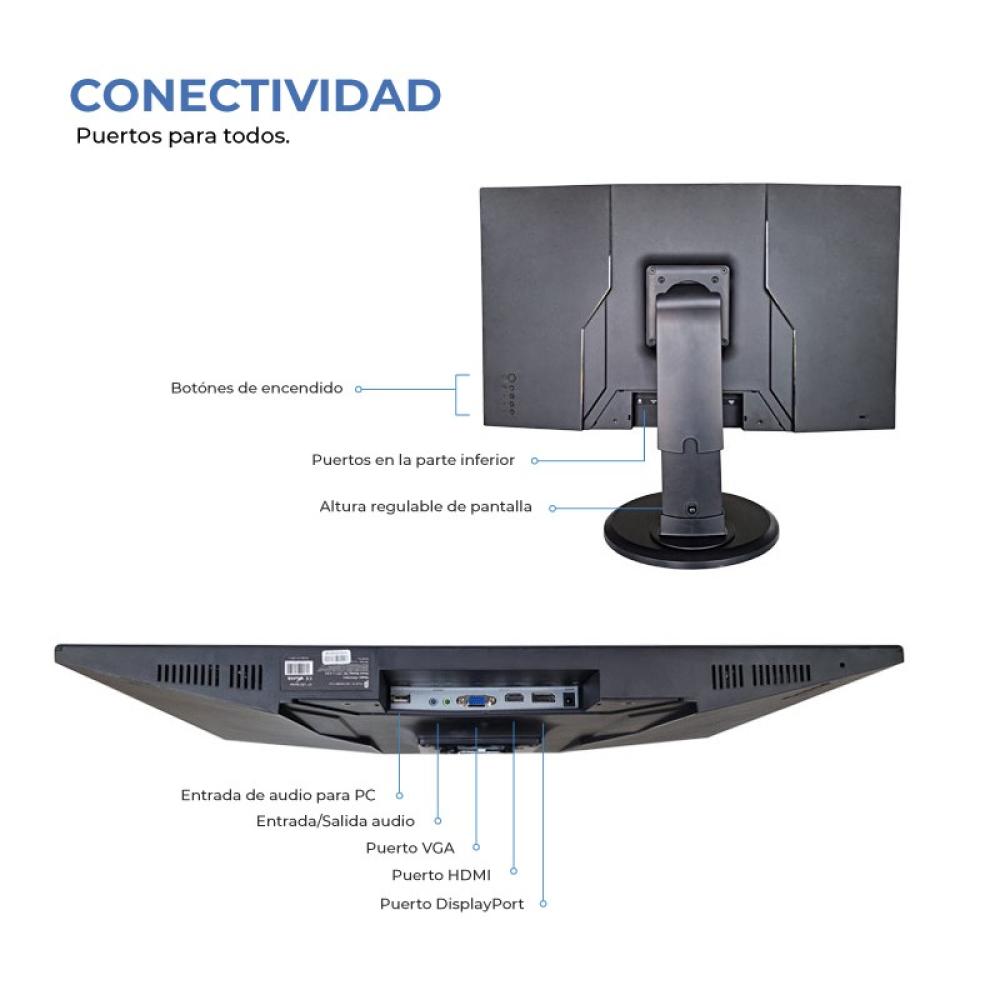 PUNTO INFORMÁTICO - PiP2700V pantalla para PC 68,6 cm (27") 1920 x 1080 Pixeles Full HD LED Negro
