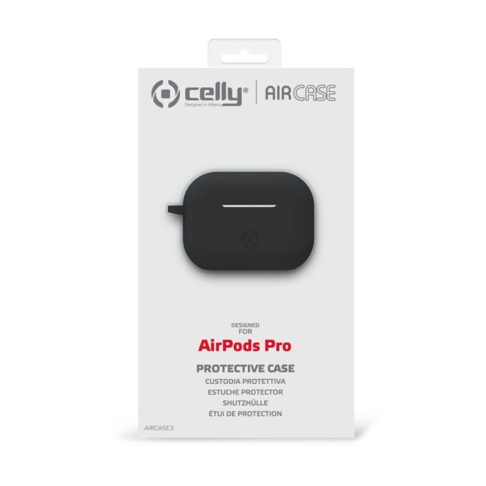 Celly - AIRCASE3BK auricular / audífono accesorio Protectora