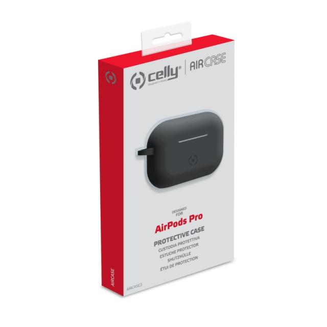 Celly - AIRCASE3BK auricular / audífono accesorio Protectora