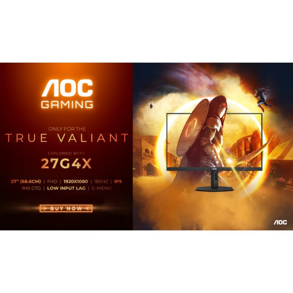 AOC - G4 27G4X pantalla para PC 68,6 cm (27") 1920 x 1080 Pixeles Full HD LED Negro, Gris