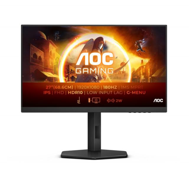 AOC - G4 27G4X pantalla para PC 68,6 cm (27") 1920 x 1080 Pixeles Full HD LED Negro, Gris