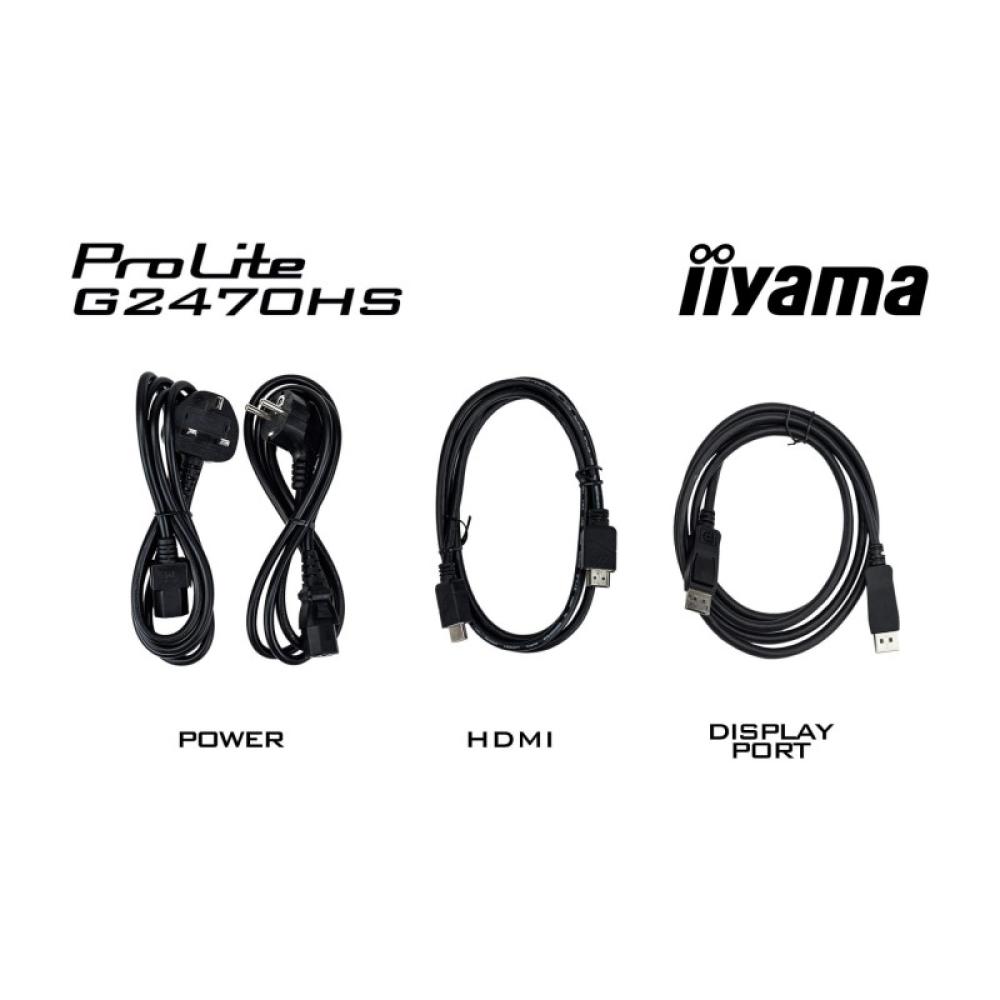 iiyama - G-MASTER G2470HS-B1 pantalla para PC 60,5 cm (23.8") 1920 x 1080 Pixeles Full HD LCD Negro