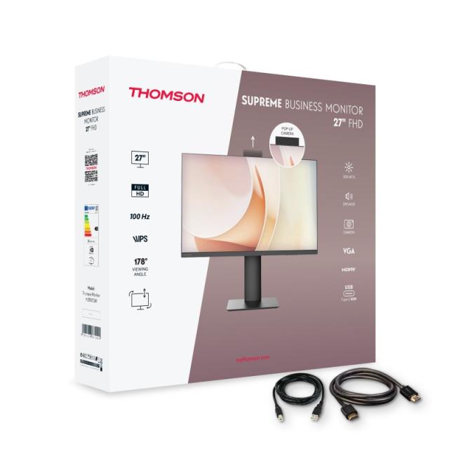 Thomson - M27FB7C14V pantalla para PC 68,6 cm (27") 1920 x 1080 Pixeles Full HD LED Negro