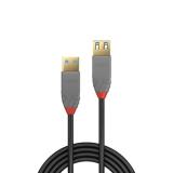 Lindy - 36763 cable USB USB 3.2 Gen 1 (3.1 Gen 1) 3 m USB A Negro