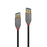 Lindy - 36763 cable USB USB 3.2 Gen 1 (3.1 Gen 1) 3 m USB A Negro