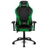 DRIFT - DR250 Silla para videojuegos de PC Asiento acolchado tapizado Negro, Verde