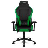 DRIFT - DR250 Silla para videojuegos de PC Asiento acolchado tapizado Negro, Verde