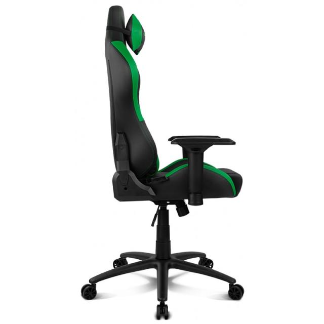 DRIFT - DR250 Silla para videojuegos de PC Asiento acolchado tapizado Negro, Verde