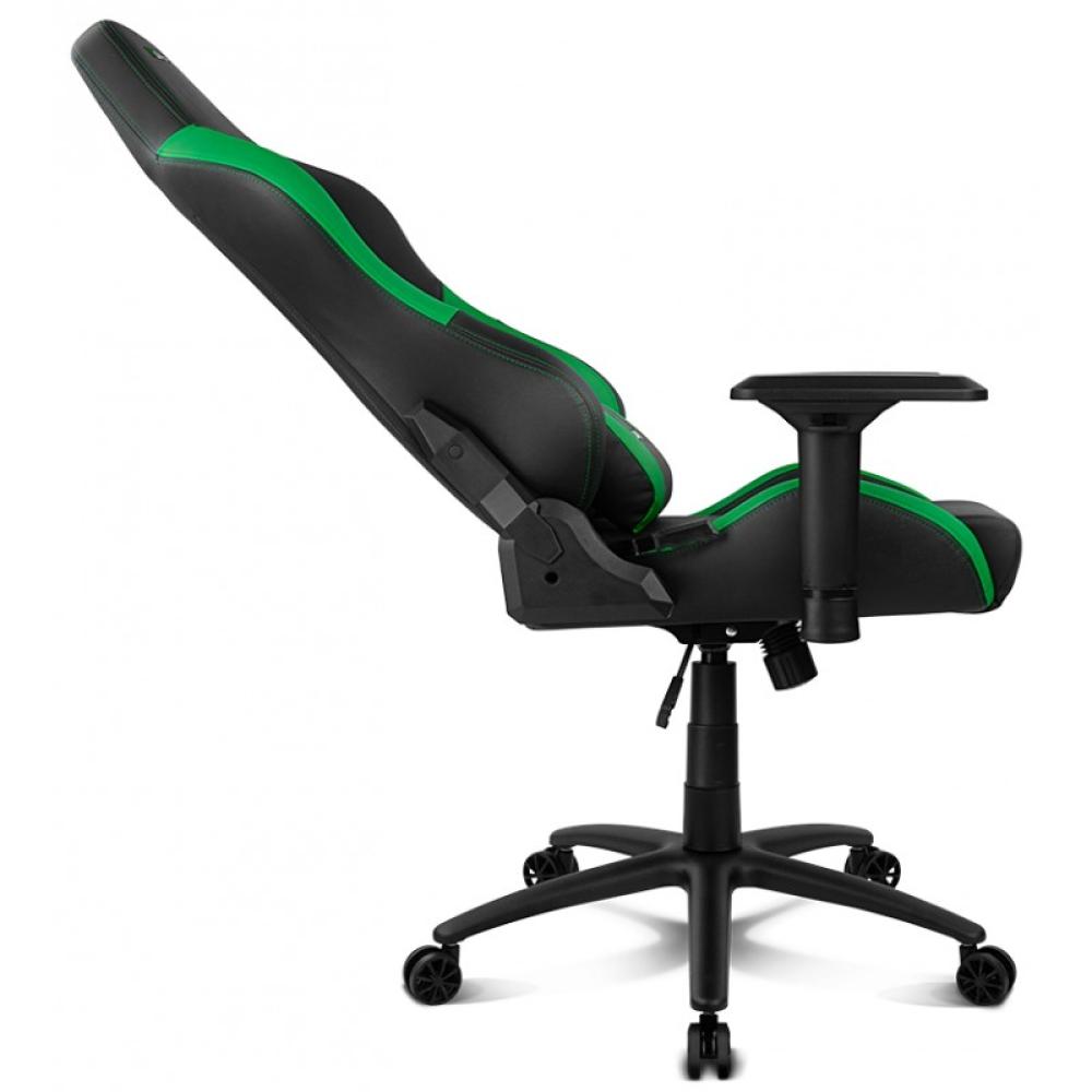 DRIFT - DR250 Silla para videojuegos de PC Asiento acolchado tapizado Negro, Verde