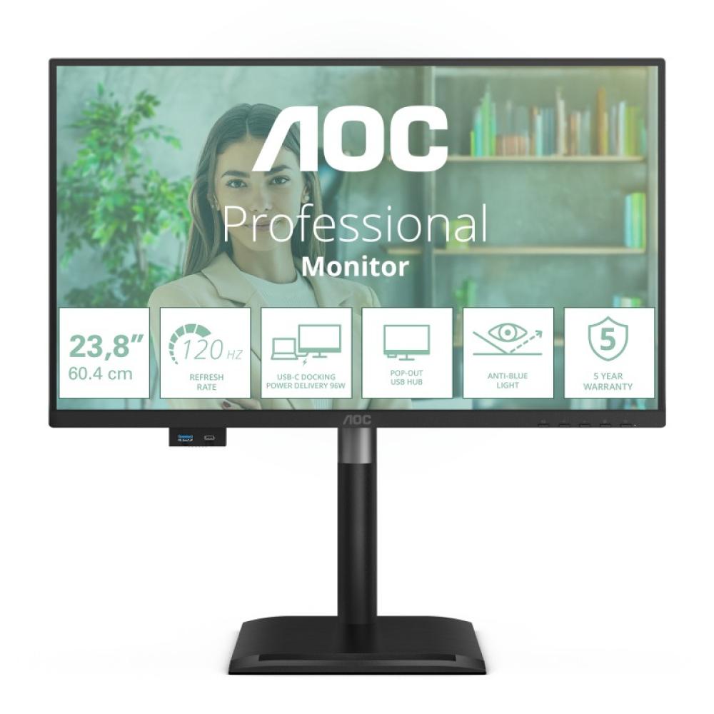 AOC - 24P4CV pantalla para PC 60,5 cm (23.8") 1920 x 1080 Pixeles Full HD LED Negro