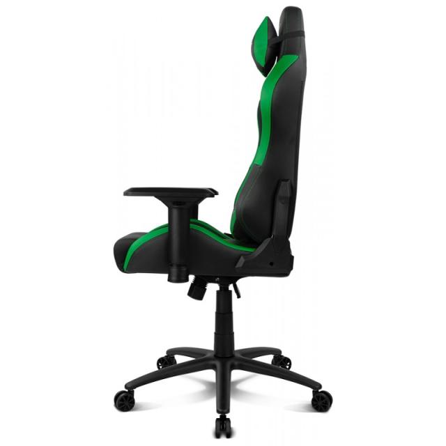 DRIFT - DR250 Silla para videojuegos de PC Asiento acolchado tapizado Negro, Verde
