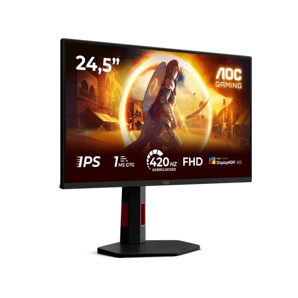 AOC - G4 25G4KUR pantalla para PC 62,2 cm (24.5") 1920 x 1080 Pixeles Full HD LED Negro, Rojo