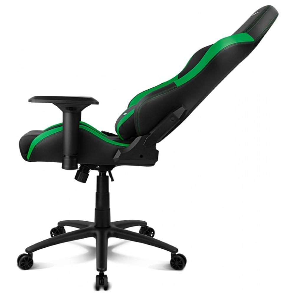 DRIFT - DR250 Silla para videojuegos de PC Asiento acolchado tapizado Negro, Verde